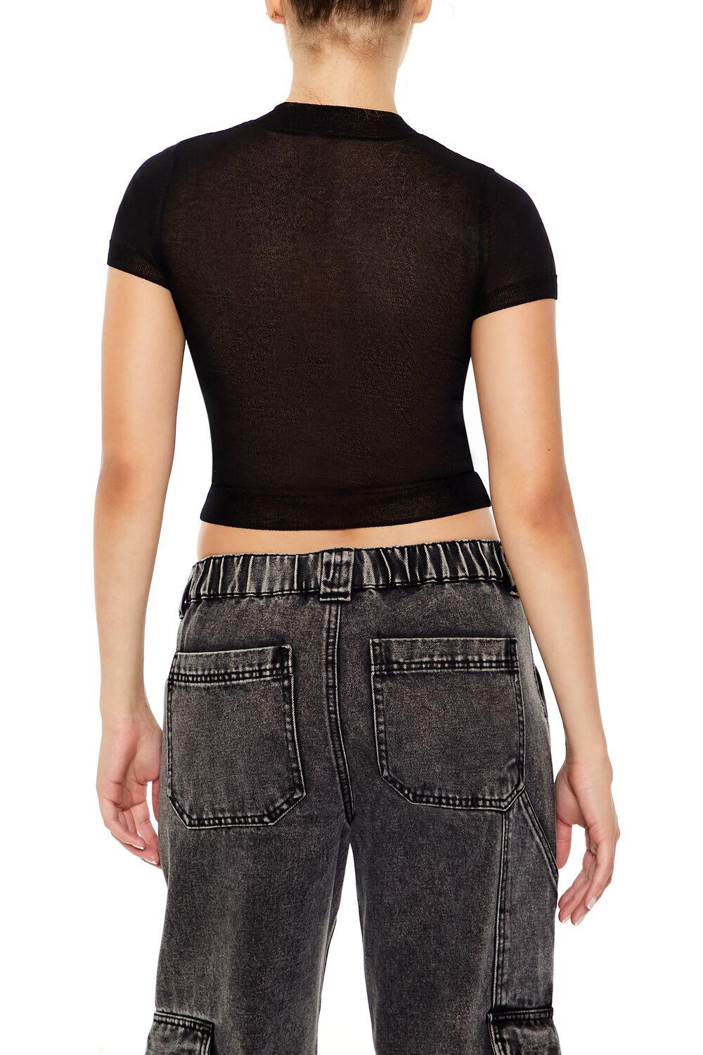 Cropped Sweater-Knit Tee | Forever 21 Womens