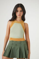 Airbrush Cropped Tank Top | Forever 21 Womens