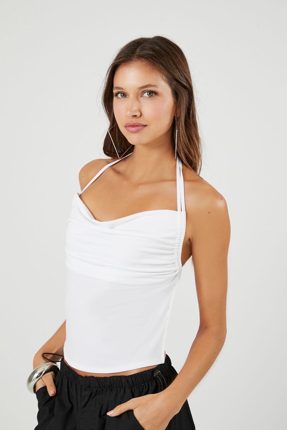 Cowl Halter Top | Forever 21 Womens