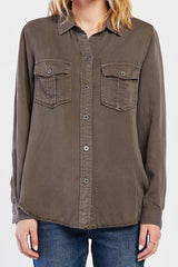 Brea Utility Style Button Down Shirt | Forever 21 Womens