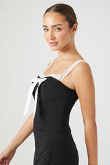 Bow Lace-Trim Cami | Forever 21 Womens