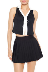 Colorblock Split-Hem Crop Top | Forever 21 Womens