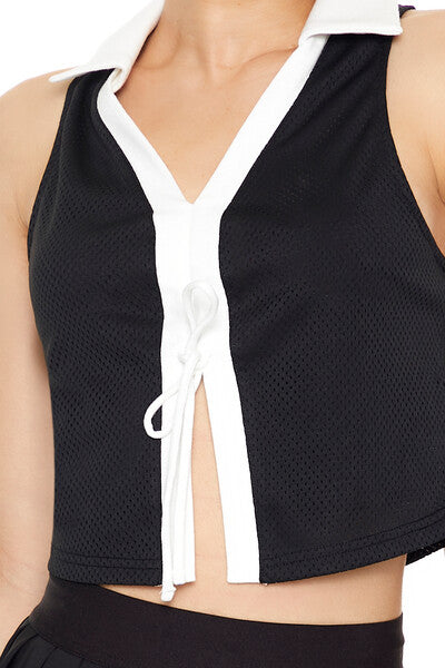 Colorblock Split-Hem Crop Top | Forever 21 Womens