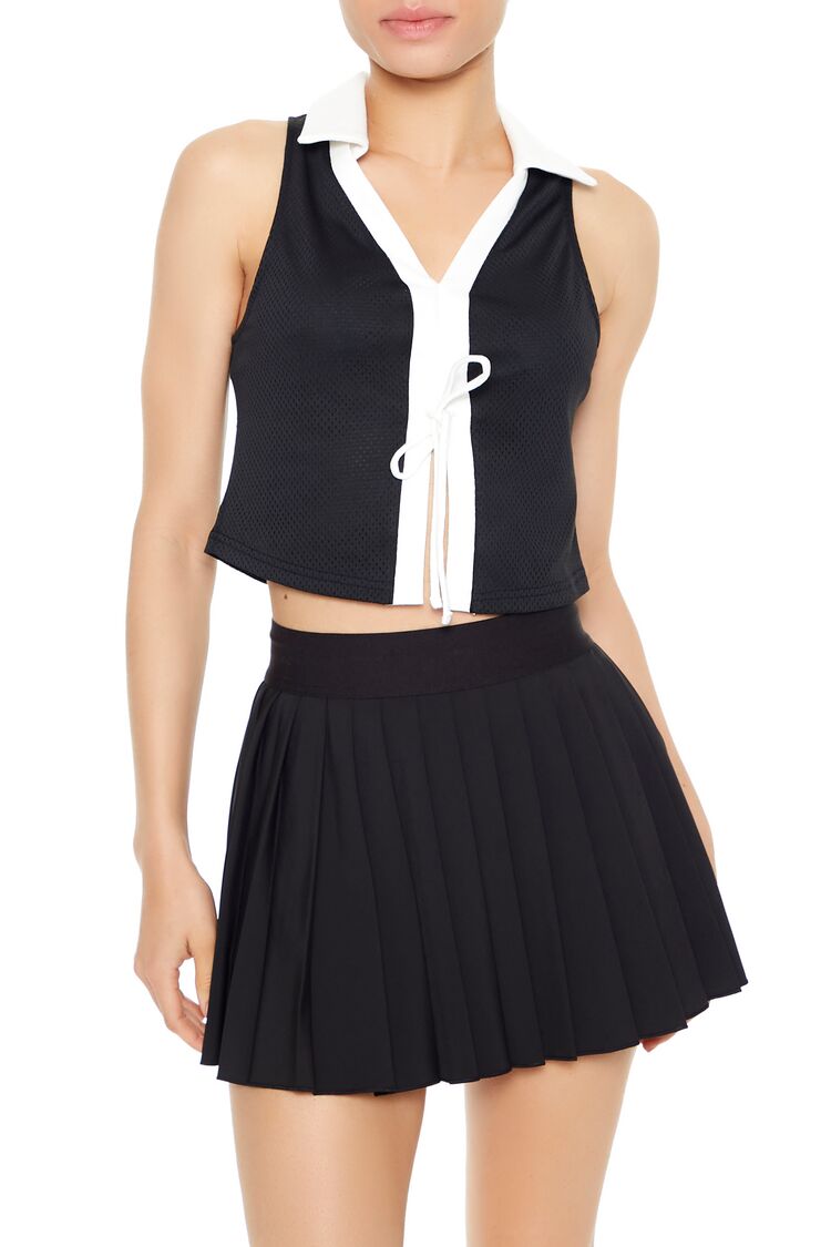Colorblock Split-Hem Crop Top | Forever 21 Womens