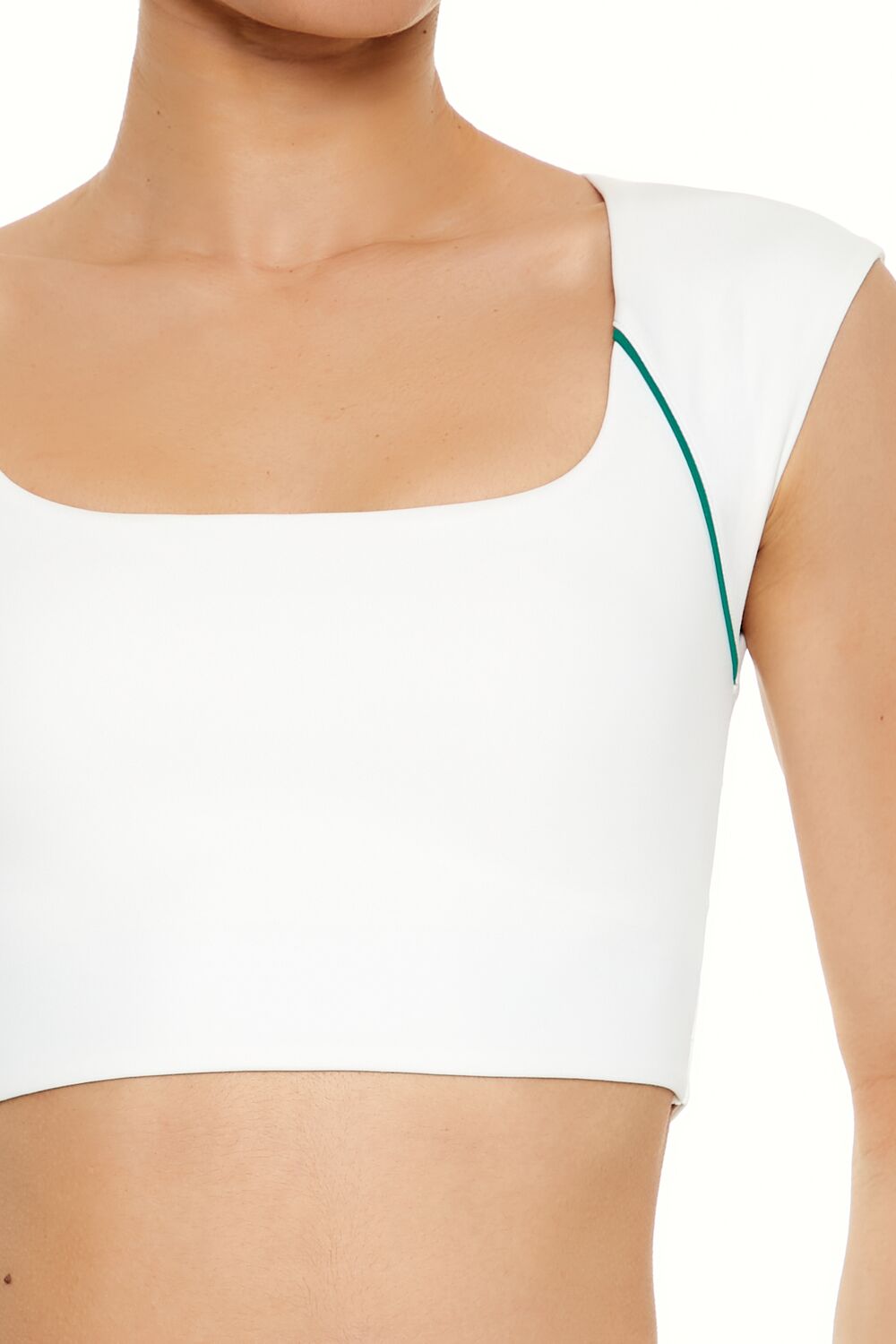 Active Piped-Trim Crop Top | Forever 21 Womens