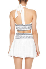 Embroidered Halter Crop Top | Forever 21 Womens