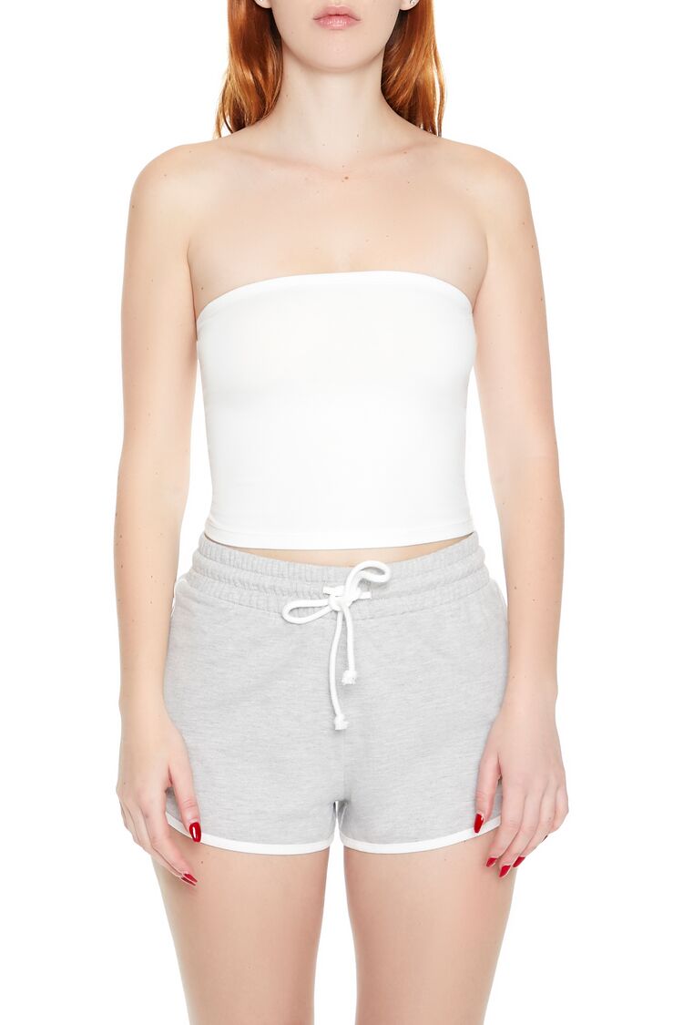 Cropped Cotton-Blend Tube Top | Forever 21 Womens