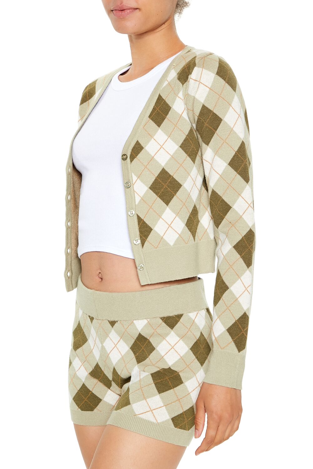 Argyle Cardigan Sweater | Forever 21 Womens