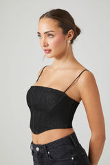 Denim Cropped Cami | Forever 21 Womens