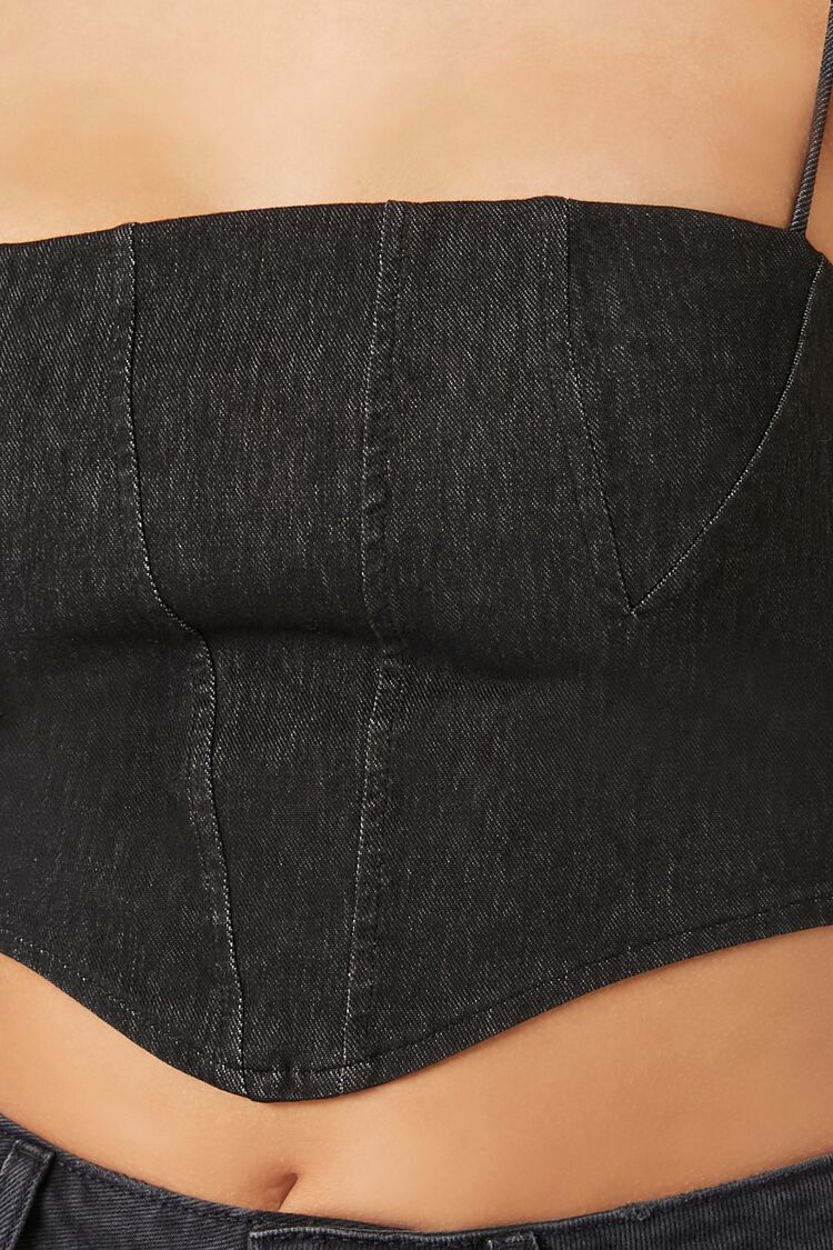 Denim Cropped Cami | Forever 21 Womens