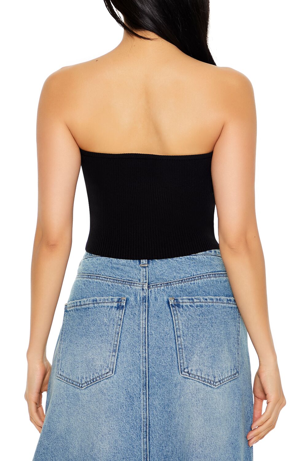 Embroidered Sweater-Knit Tube Top | Forever 21 Womens