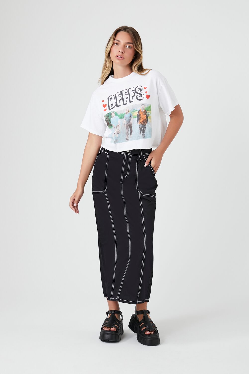 Cropped BFFFS Graphic Tee | Forever 21 Womens