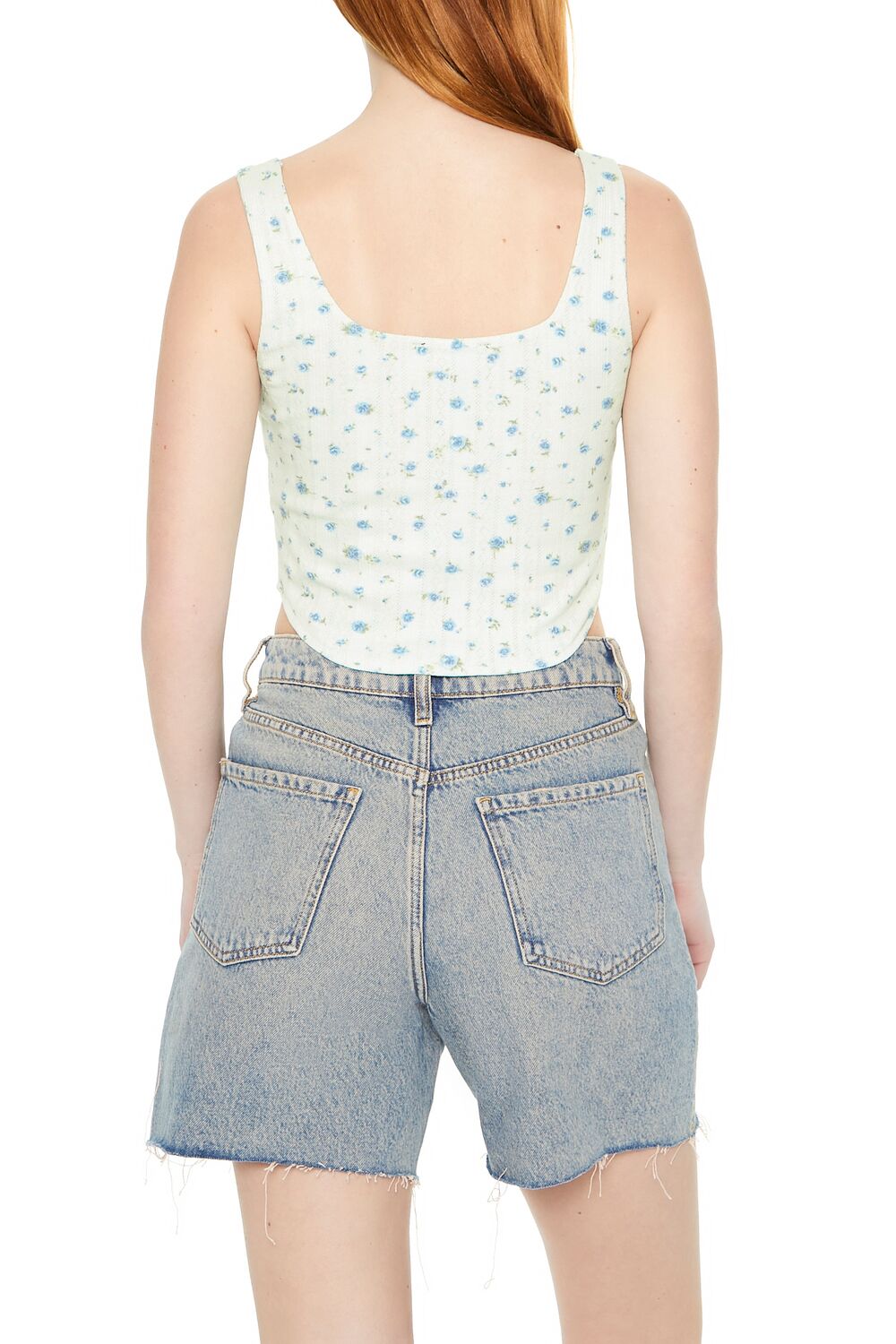 Cropped Floral Print Tank Top | Forever 21 Womens