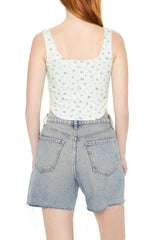 Cropped Floral Print Tank Top | Forever 21 Womens