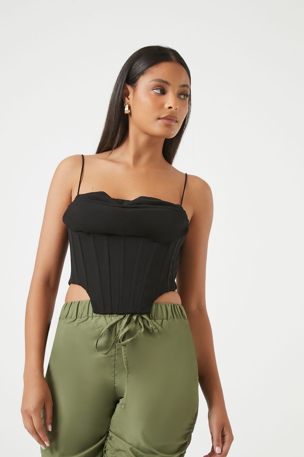 Corset Cropped Cami | Forever 21 Womens