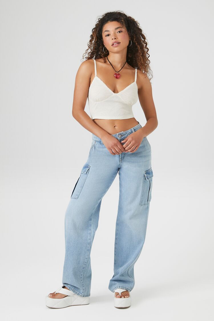 Cropped Rib-Knit Cami | Forever 21 Womens
