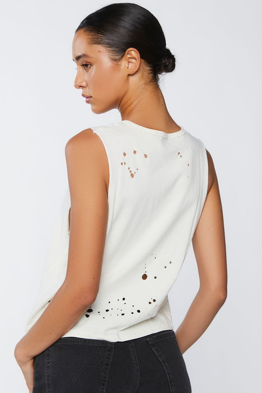 Distressed Muscle Tee | Forever 21 Womens