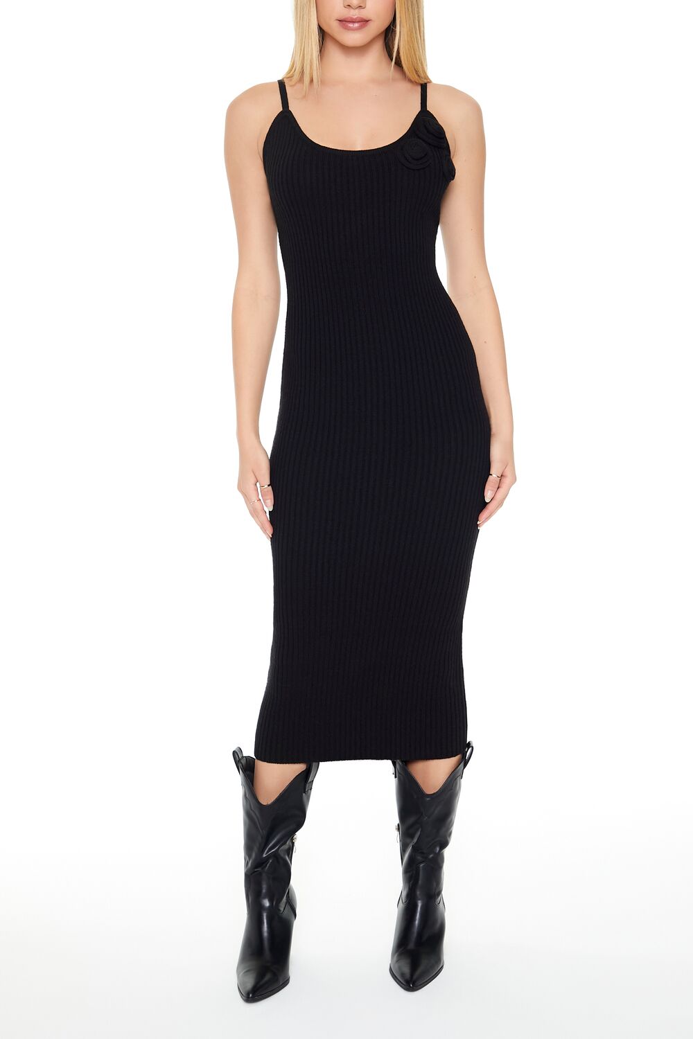Crochet Rosette Cami Midi Dress | Forever 21 Womens