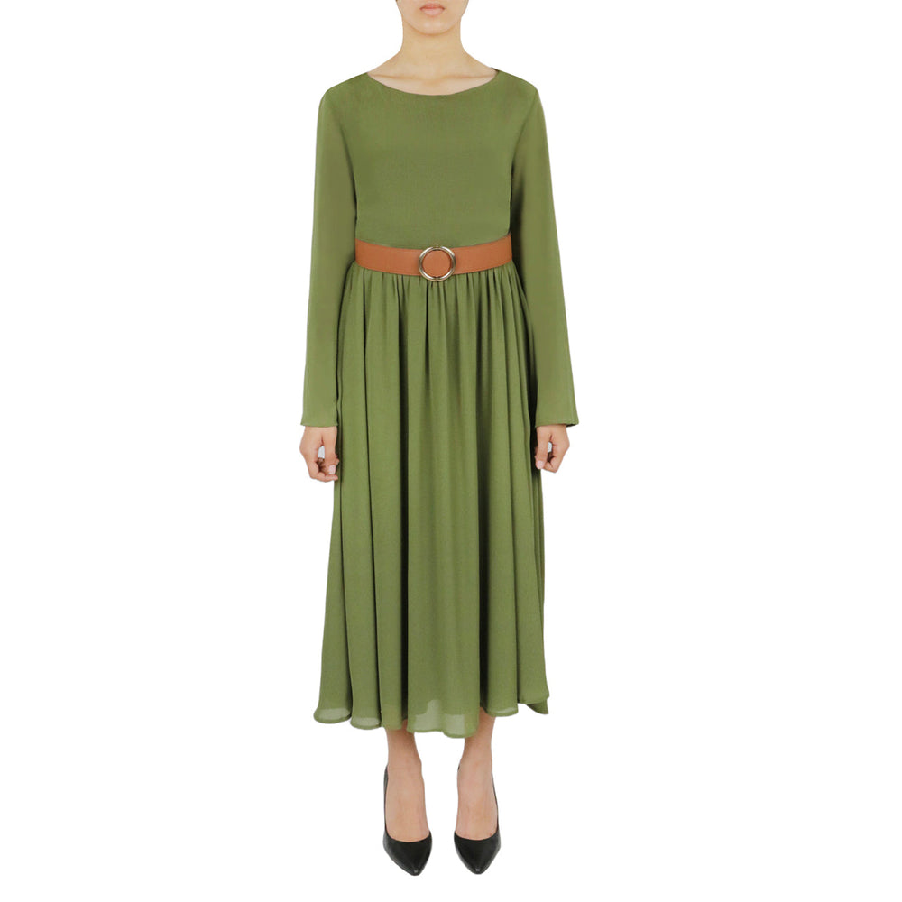 Belted Long Sleeve Dress | Forever 21 Womens