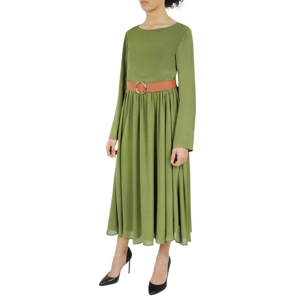 Belted Long Sleeve Dress | Forever 21 Womens