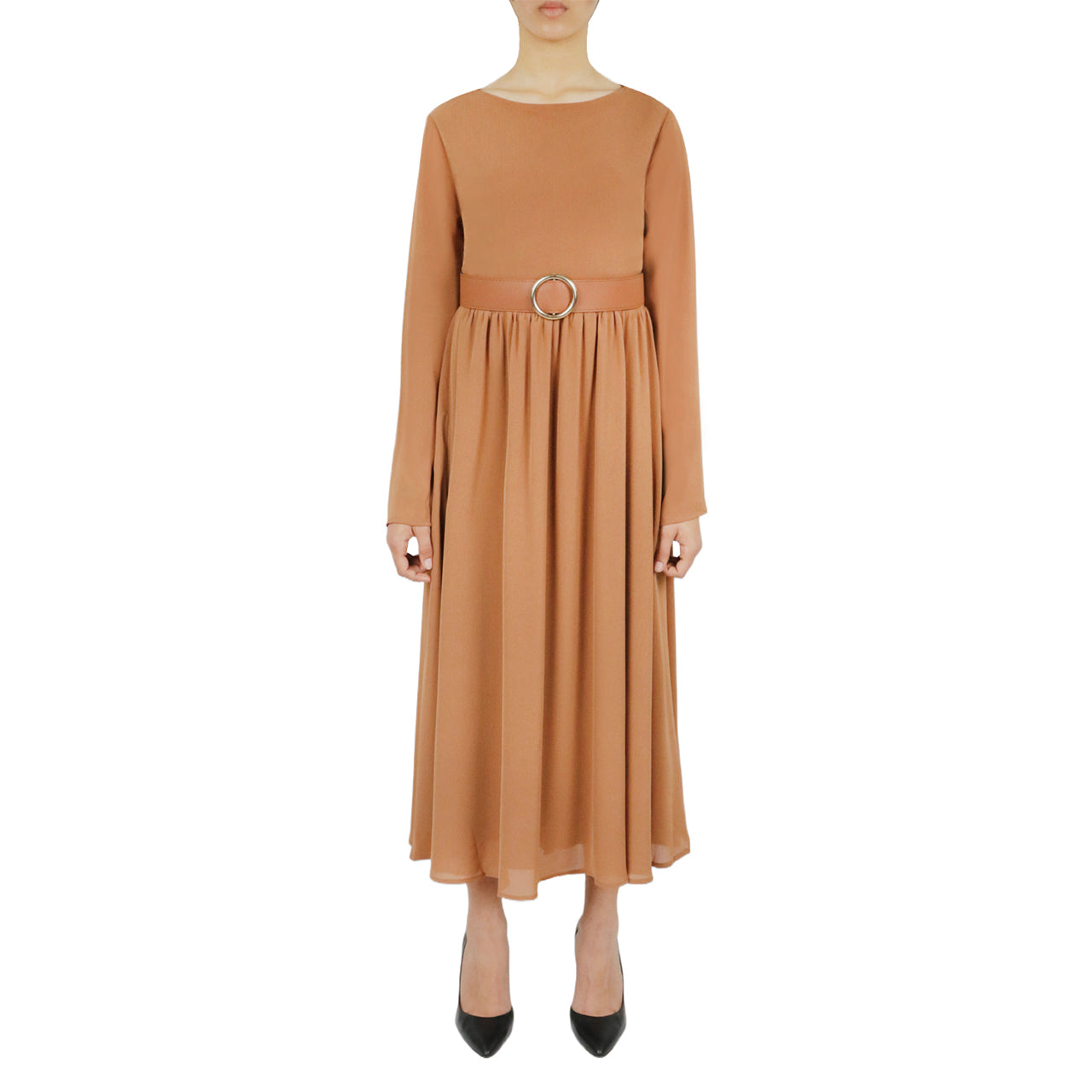 Belted Long Sleeve Dress | Forever 21 Womens