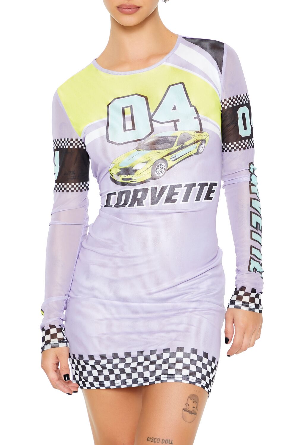 Corvette Graphic Mini Dress | Forever 21 Womens
