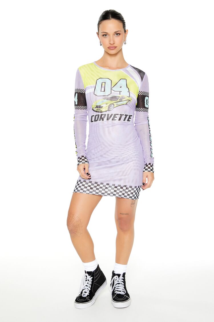 Corvette Graphic Mini Dress | Forever 21 Womens