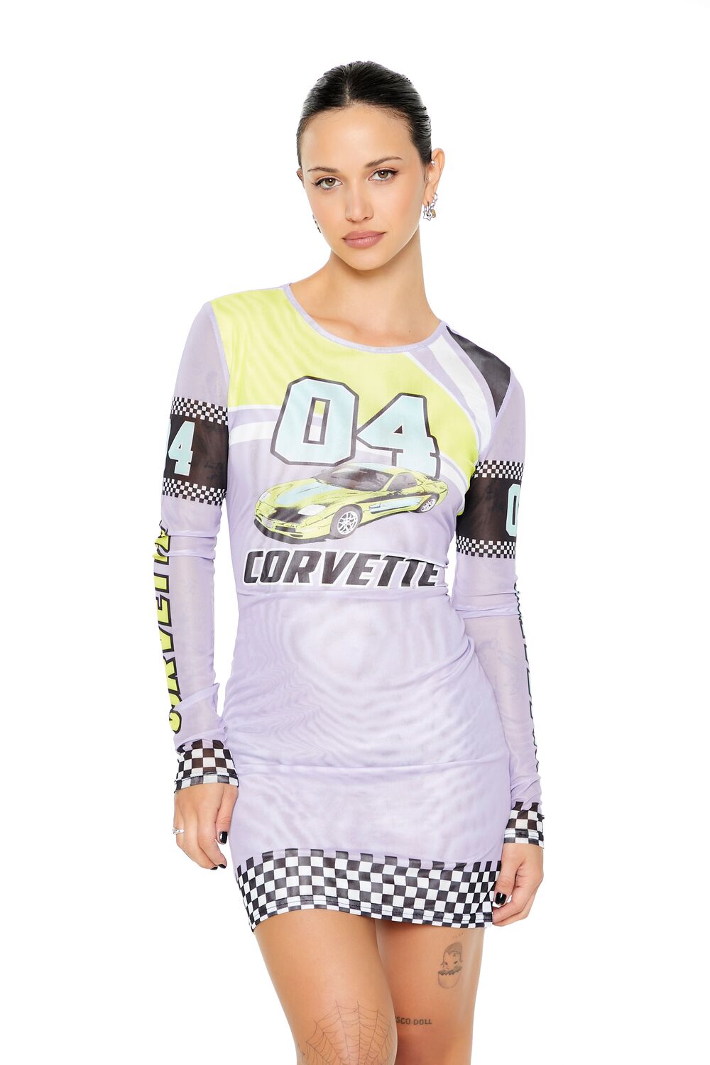 Corvette Graphic Mini Dress | Forever 21 Womens