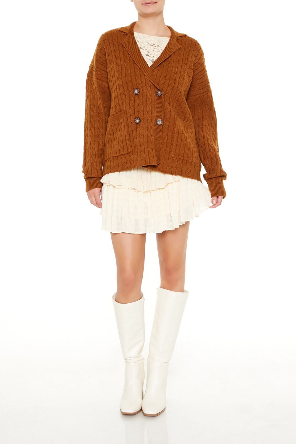 Double-Breasted Cardigan Sweater | Forever 21 Womens