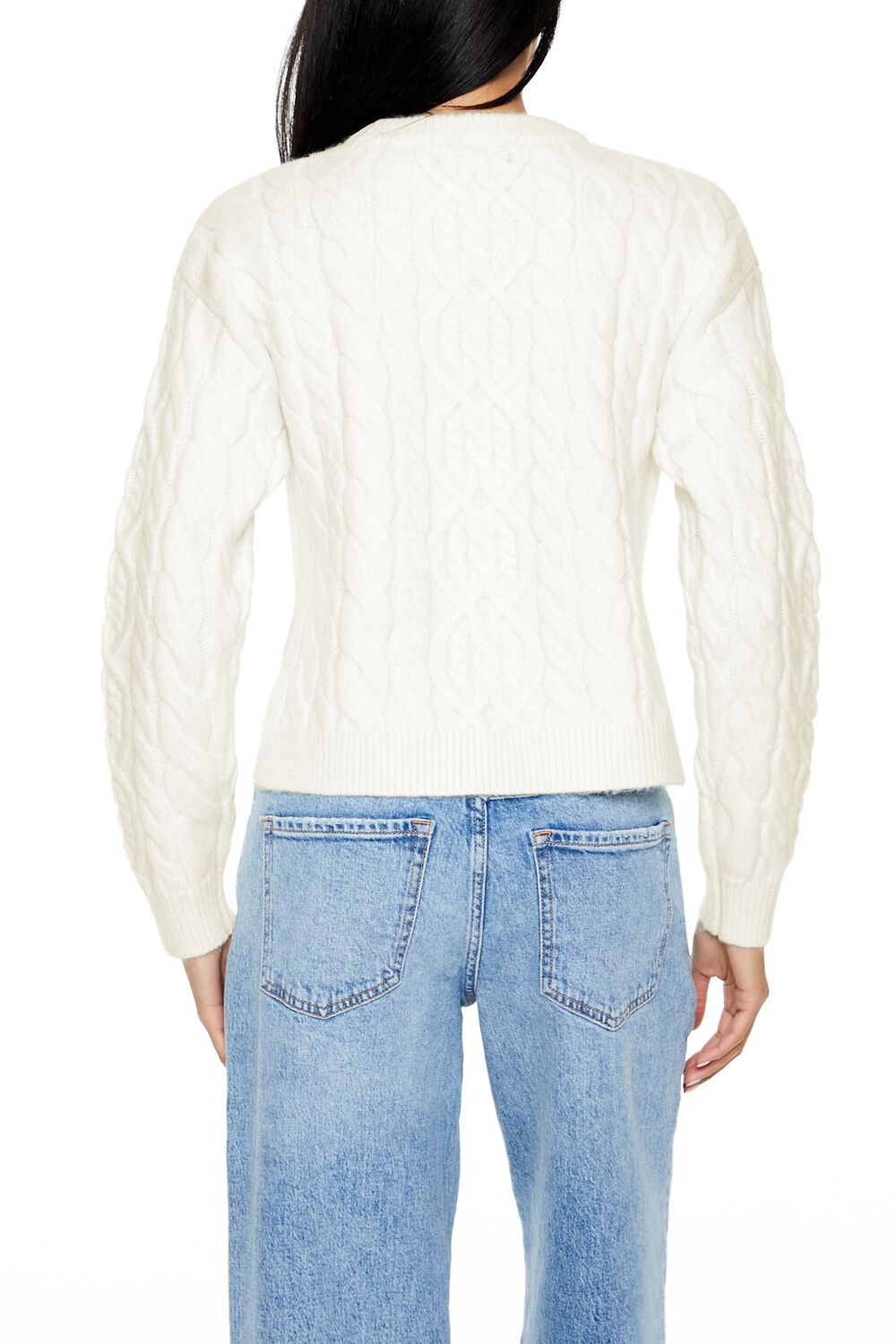 Cropped Cable Knit Sweater | Forever 21 Womens
