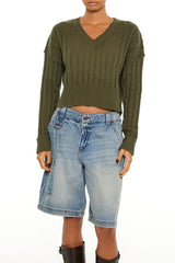 Chunky Knit Cropped Sweater | Forever 21 Womens