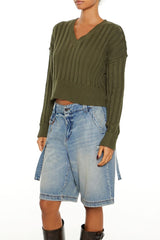 Chunky Knit Cropped Sweater | Forever 21 Womens