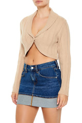 Cropped Rib-Knit Cardigan Sweater | Forever 21 Womens