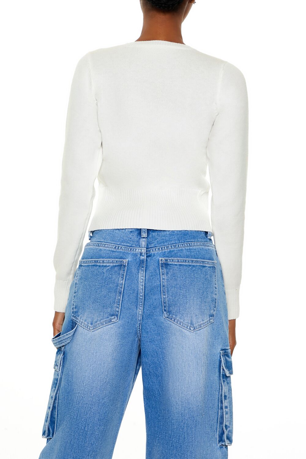 Cropped Lattice Sweater | Forever 21 Womens