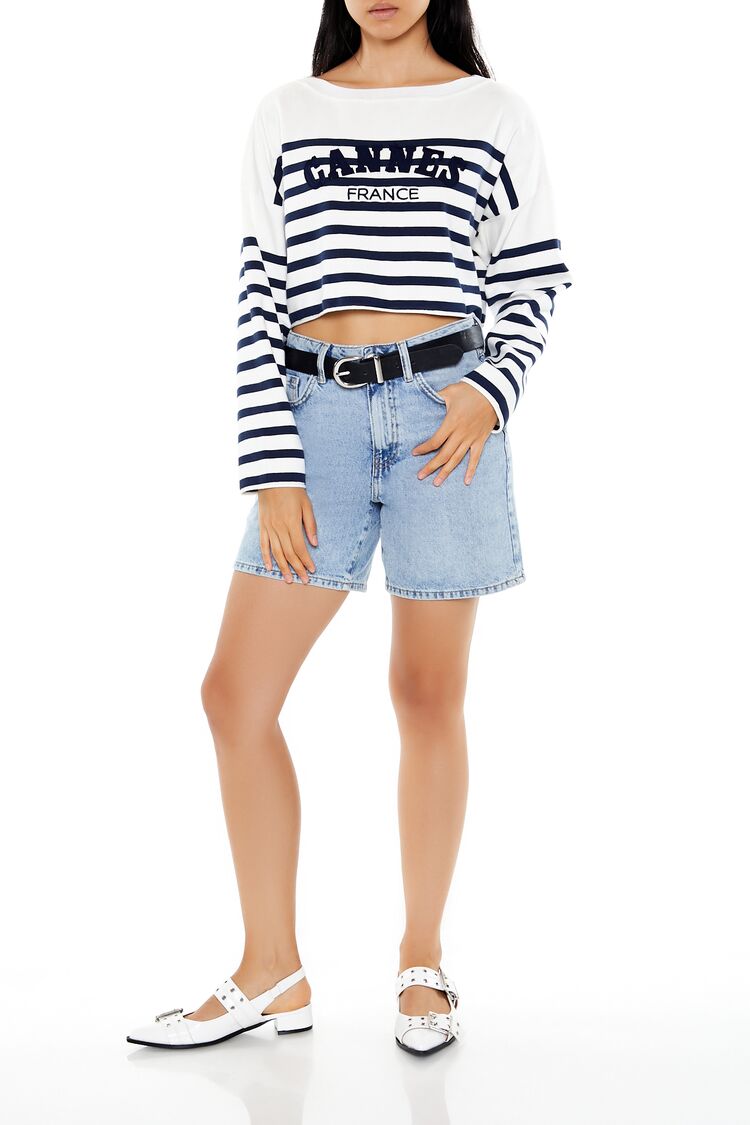 Cannes France Cropped Sweater | Forever 21 Womens