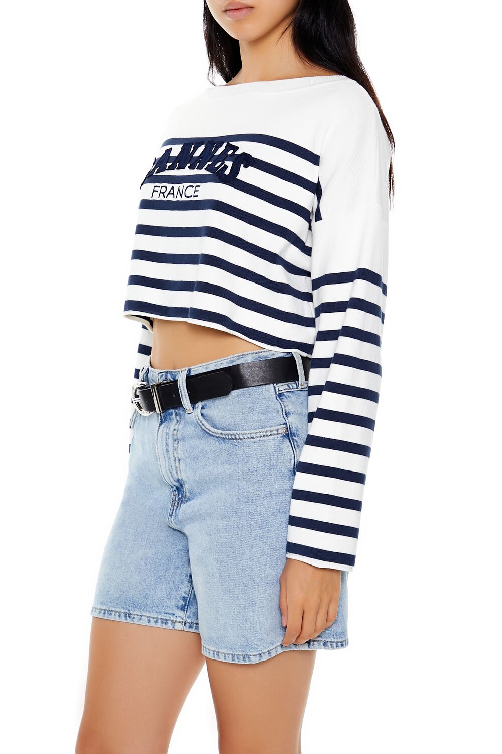 Cannes France Cropped Sweater | Forever 21 Womens