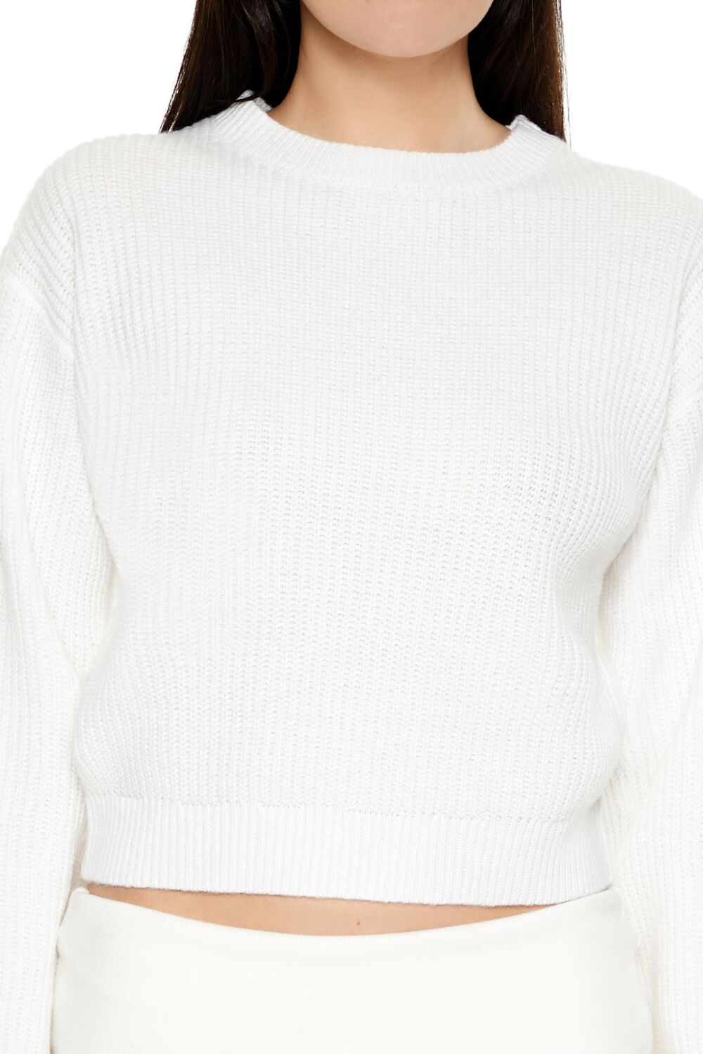 Cropped Drop-Sleeve Sweater | Forever 21 Womens