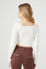 Cropped Rib-Knit Sweater | Forever 21 Womens