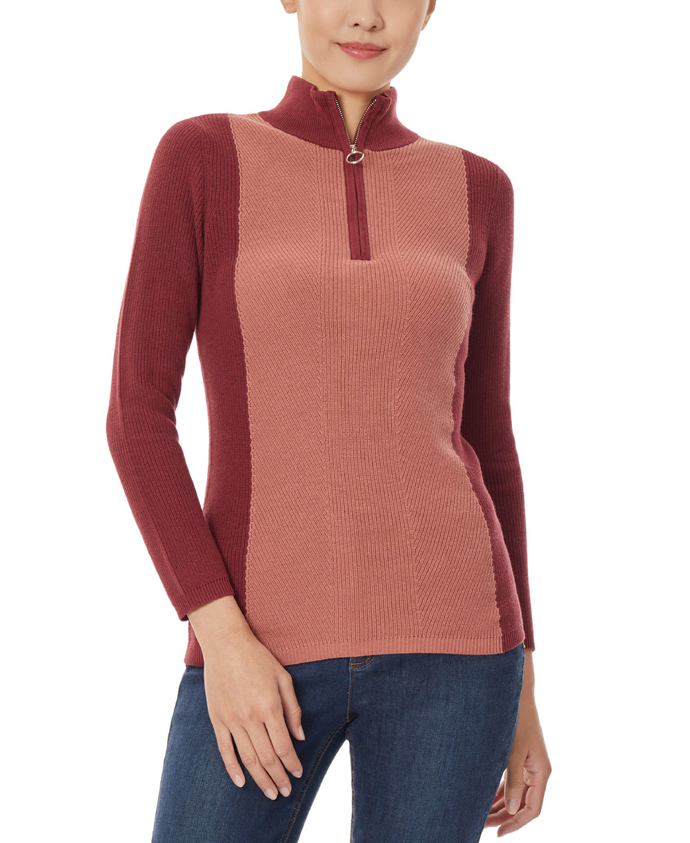 Colorblock Mock Neck Sweater | Forever 21 Womens