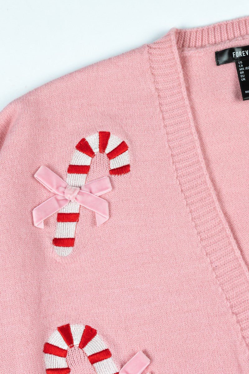 Candy Cane Cardigan Sweater | Forever 21 Womens