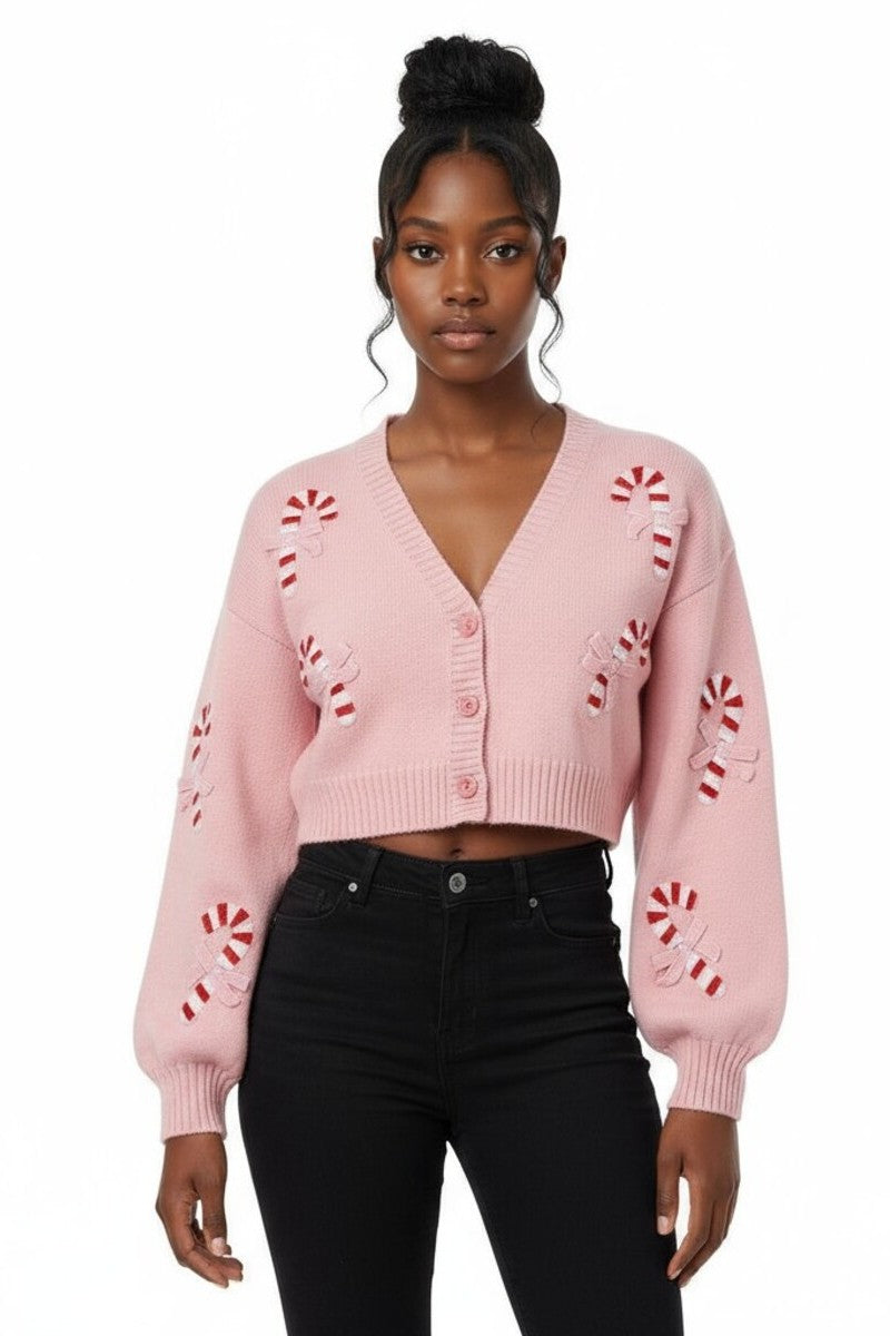 Candy Cane Cardigan Sweater | Forever 21 Womens