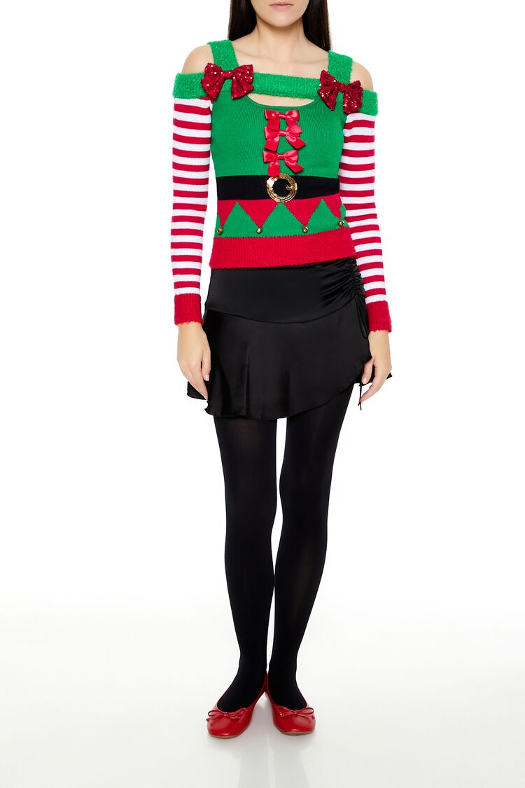 Elf Open-Shoulder Sweater | Forever 21 Womens