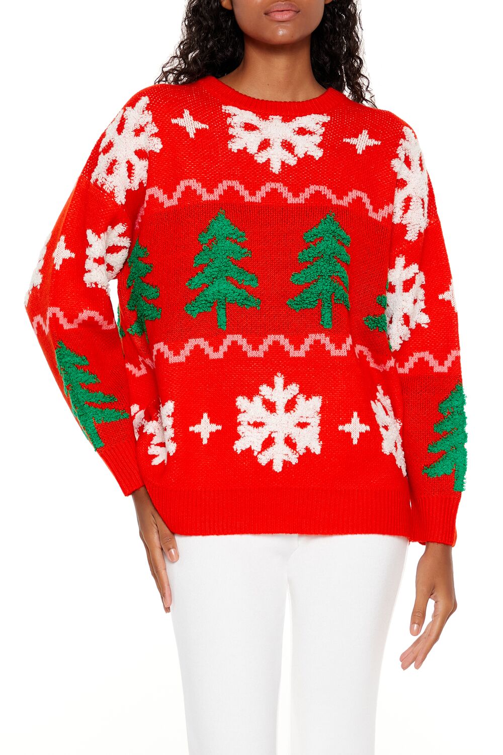 Christmas Tree Fair Isle Sweater | Forever 21 Womens