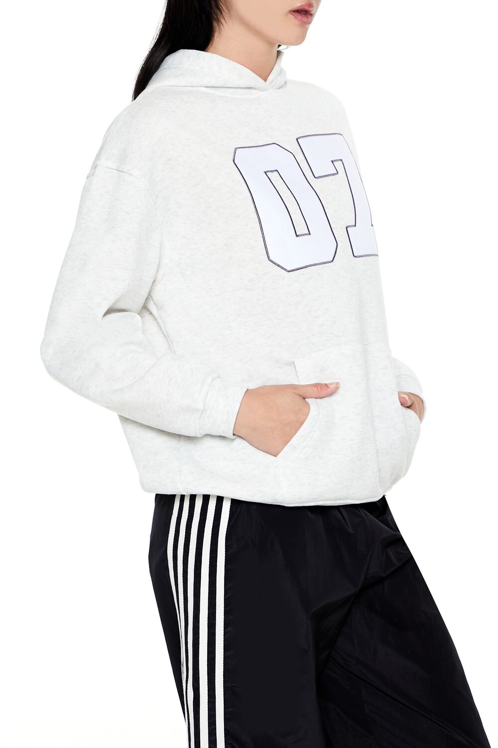 07 Graphic Fleece Hoodie | Forever 21 Womens