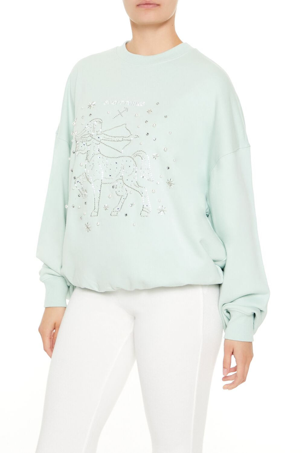 Beaded Sagittarius Pullover | Forever 21 Womens