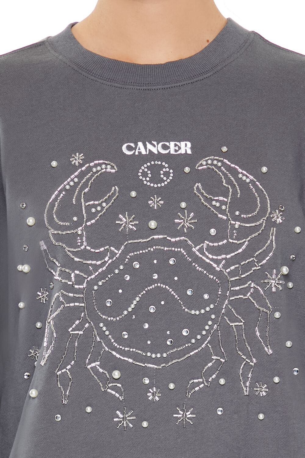 Beaded Cancer Pullover | Forever 21 Womens