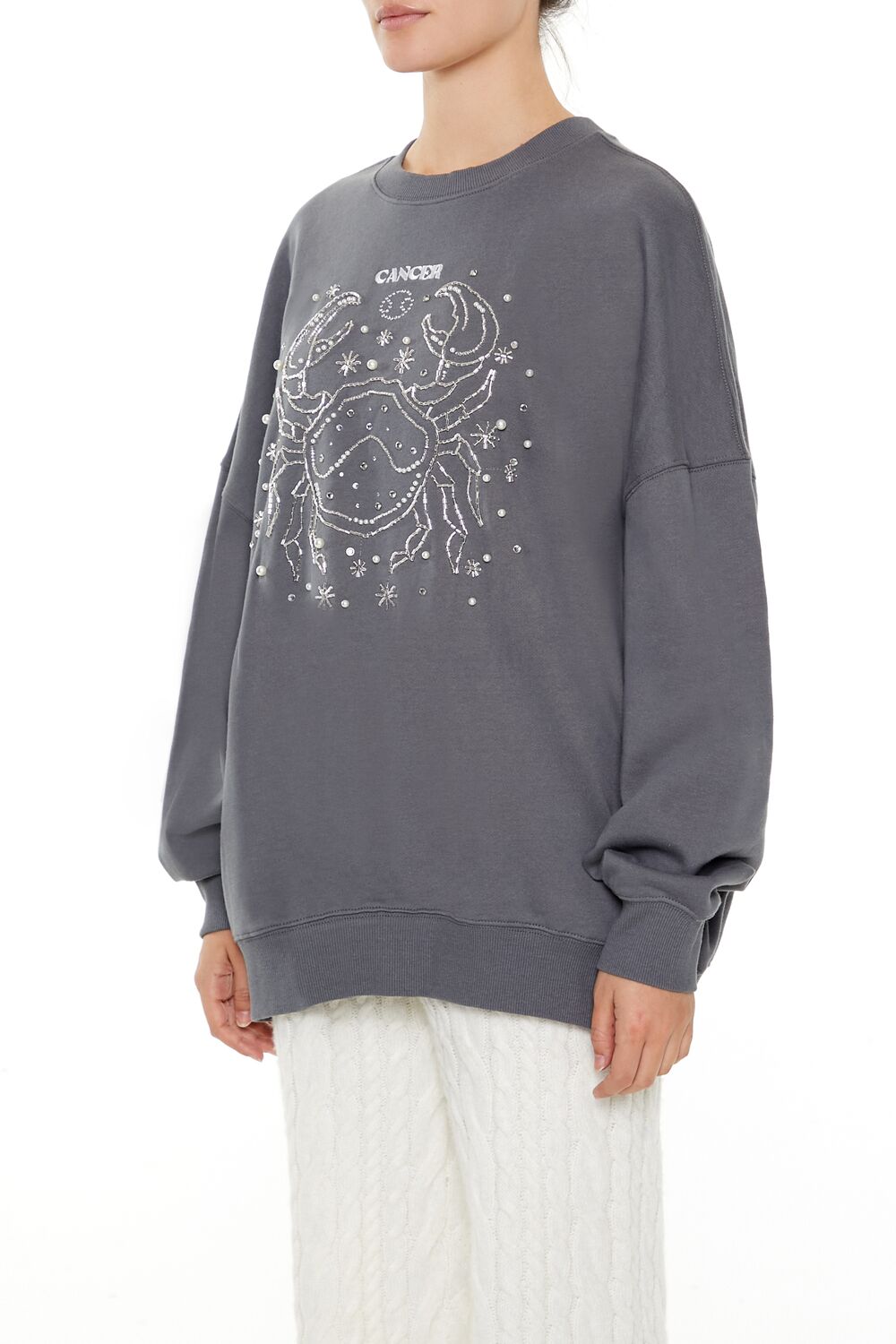 Beaded Cancer Pullover | Forever 21 Womens