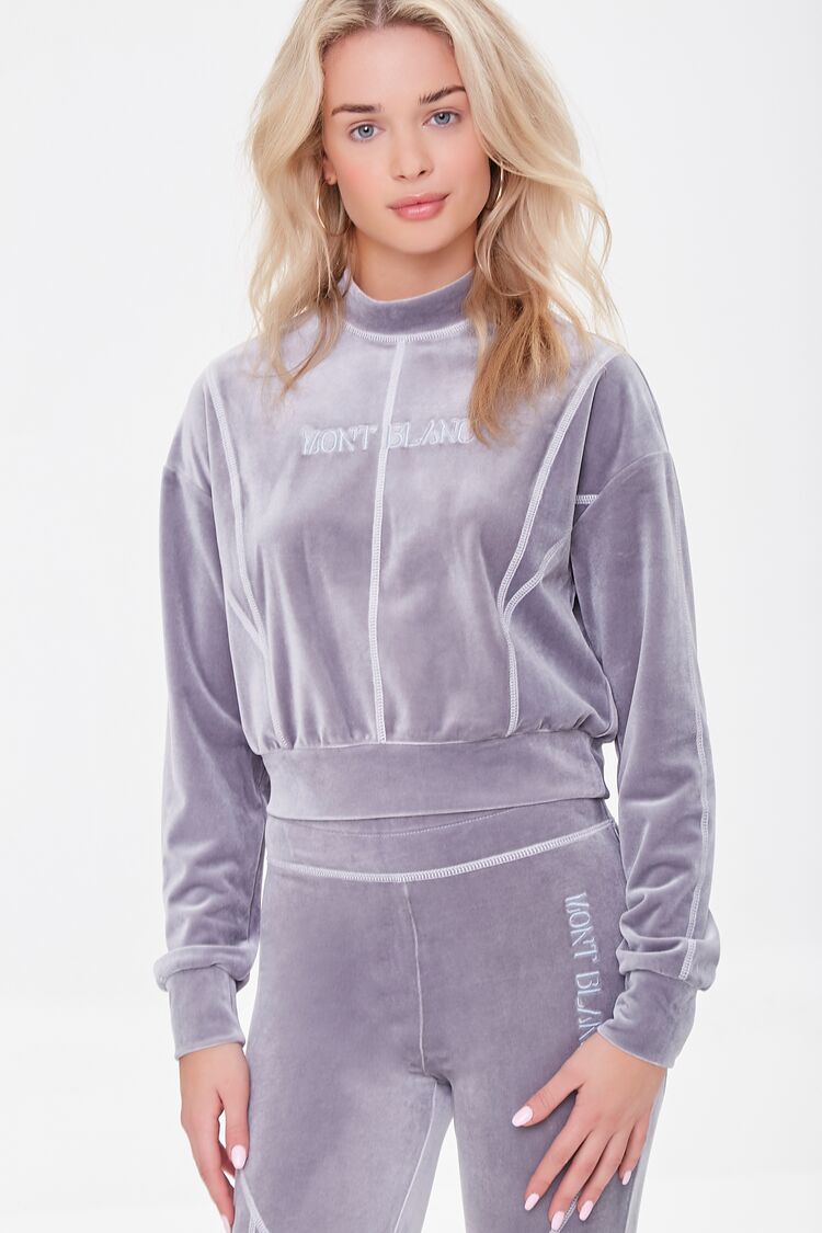 Embroidered Mont Blanc Pullover | Forever 21 Womens