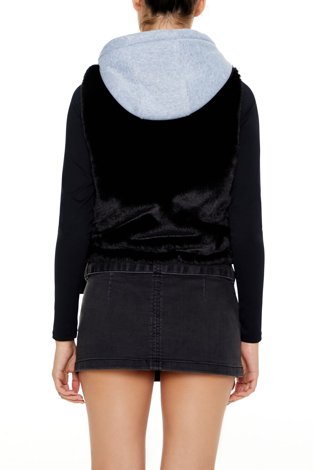Colorblock Faux Fur Vest | Forever 21 Womens
