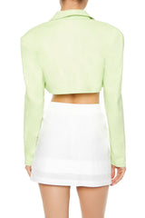 Cropped Peak Lapel Boxy Blazer | Forever 21 Womens